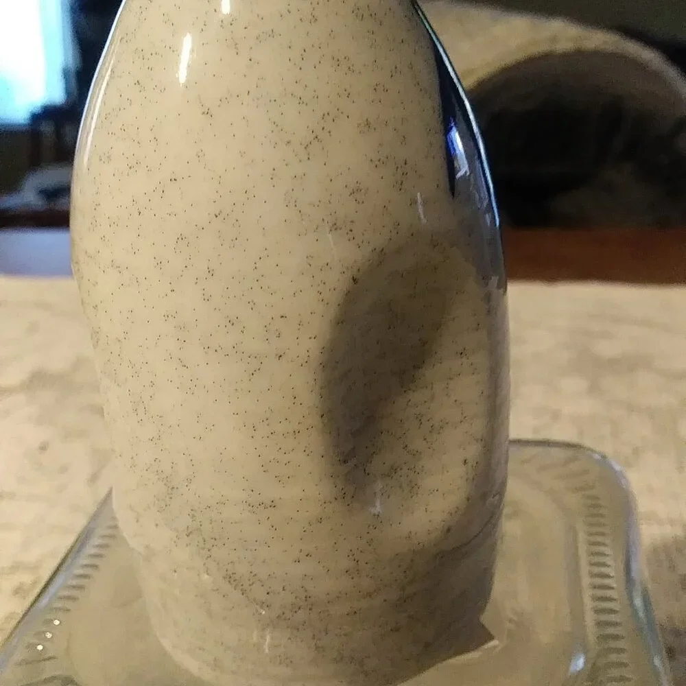 🪷 🎍White and Blue Bamboo Japanese Ceramic Sake Bottle and 4 Cups - Picture 7 of 9